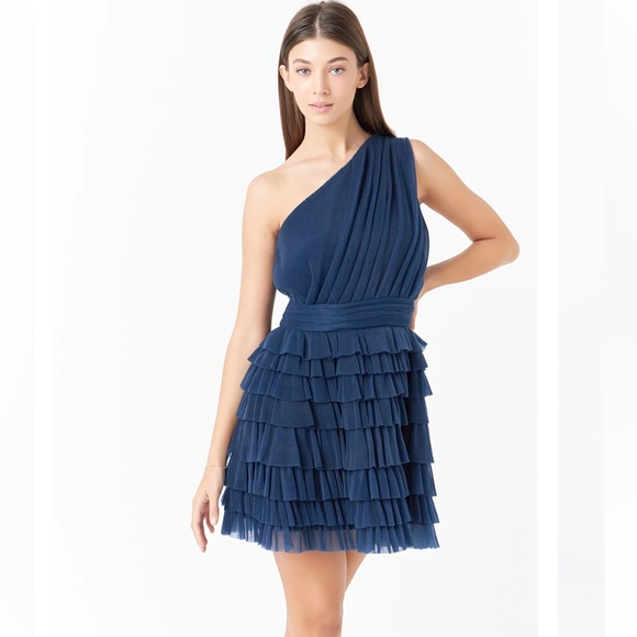 Endless Rose- Tiered‎ Tulle Mini Dress. Size XS - Picture 1 of 15